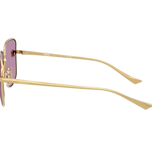 NEW VERSACE SUNGLASSES WOMEN GOLD PINK VE2282 1002/AK EYEWEAR VE2282 1002AK - Picture 4 of 5